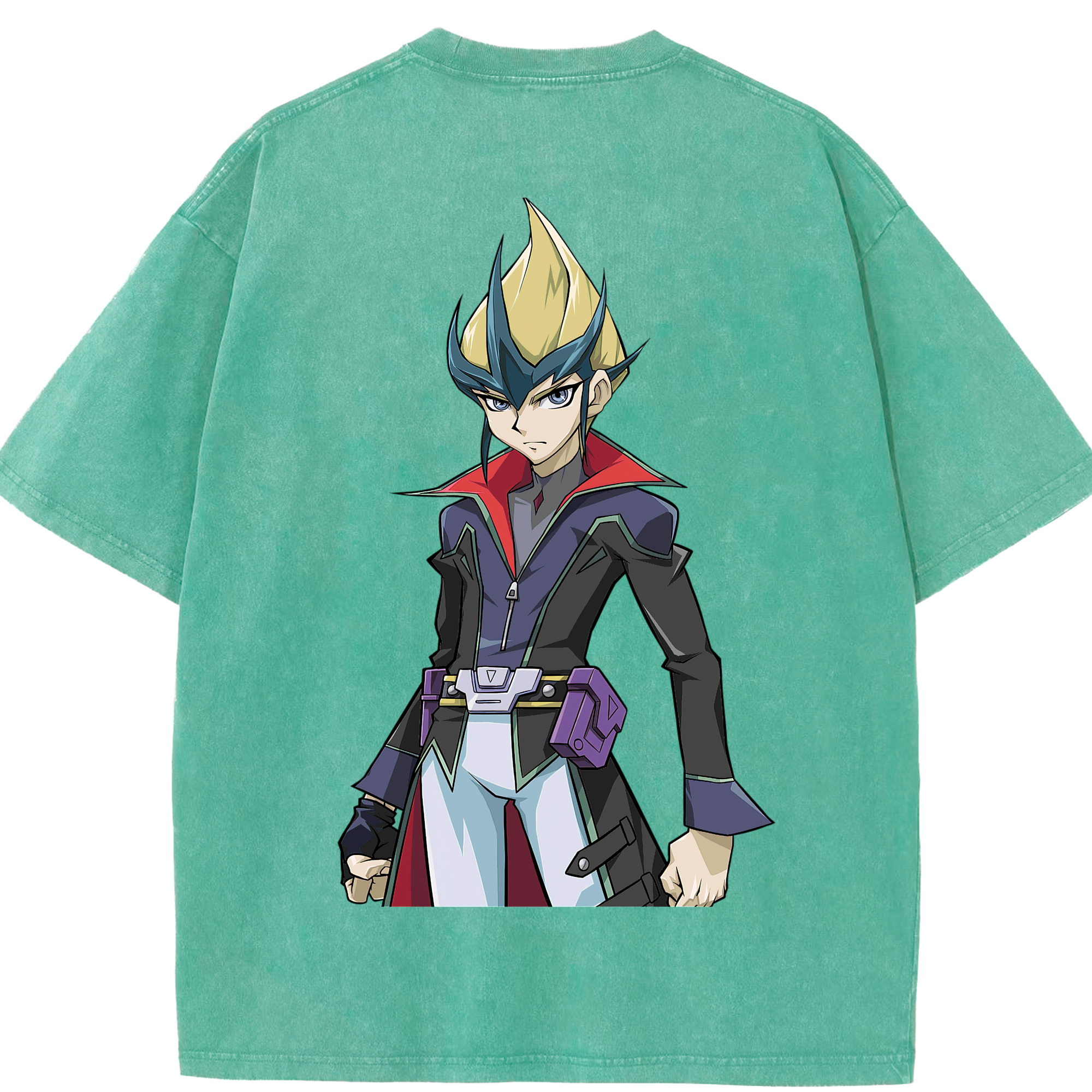 （画像用） 遊☆戯☆王 Yu-Gi-Oh! 綿100% ヴィンテージ風 半袖Tシャツ（背面プリント）